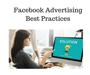 Link to download the special report Facebook Advertising Best Practices